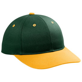 Port Authority C118 Snapback Cap - Dark Green/Gold