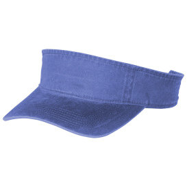 Port Authority C944 Beach Wash Visor - Blue Moon
