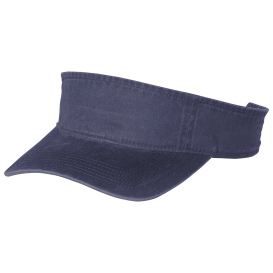 Port Authority C944 Beach Wash Visor - Denim Blue