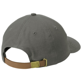 Port Authority C963 Leather Strap Cap - Deep Smoke