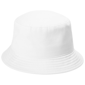 Port Authority C976 Twill Short Brim Bucket Hat - White