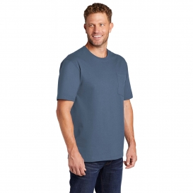 CornerStone CS430 Workwear Pocket Tee - Regatta Blue