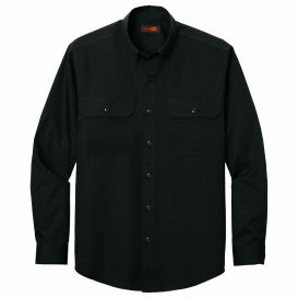 CornerStone CSW174 Long Sleeve Select Ripstop Shirt - Black