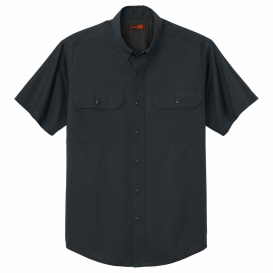 CornerStone CSW175 Short Sleeve Select Ripstop Shirt - Echo Steel