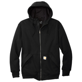 Carhartt 104078 Midweight Thermal-Lined Full-Zip Sweatshirt - Black ...