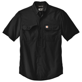 Carhartt 105292 Force Solid Short Sleeve Shirt - Black