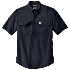 Carhartt 105292 Force Solid Short Sleeve Shirt - Navy