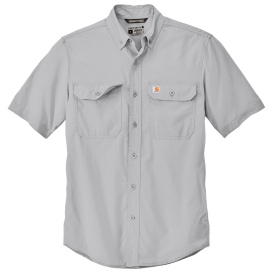 Carhartt 105292 Force Solid Short Sleeve Shirt - Steel | Full Source