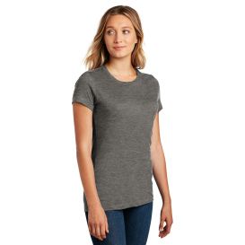 District DM104L Women\'s Perfect Weight Tee - Heathered Charcoal