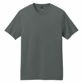 District DT106 Perfect Weight Icon Tee - Metal Grey