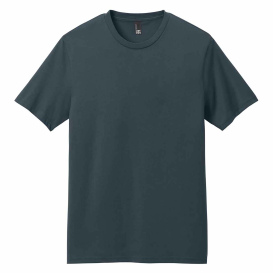 District DT106 Perfect Weight Icon Tee - Deep Steel Blue