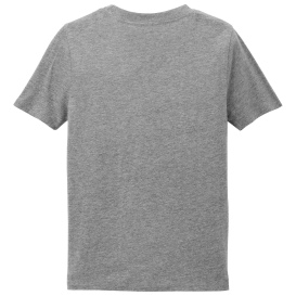 District DT108Y Youth Perfect Blend CVC Tee - Grey Frost