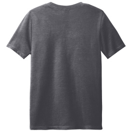 District DT108Y Youth Perfect Blend CVC Tee - Heathered Charcoal
