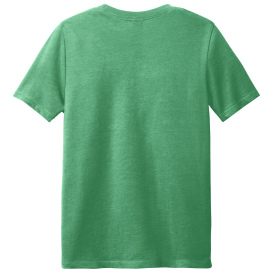 District DT108Y Youth Prefect Blend CVC Tee - Heathered Kelly Green