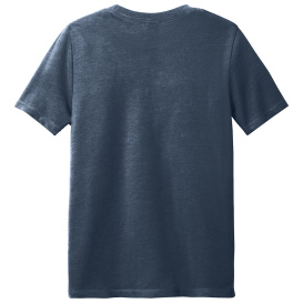 District DT108Y Youth Perfect Blend CVC Tee - Heathered Navy