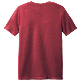 District DT108Y Youth Perfect Blend CVC Tee - Heathered Red