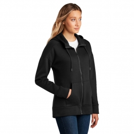 District DT1104 Women's Perfect Weight Fleece Drop - Jet Black | Full ...