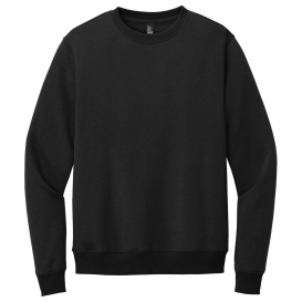 District DT1106 Perfect Weight Fleece Crew - Jet Black