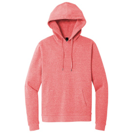 District DT1300 Perfect Tri Fleece Pullover Hoodie - Red Frost