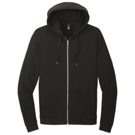 District DT1302 Perfect Tri Fleece Full-Zip Hoodie - Black