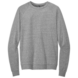 District DT1304 Perfect Tri Fleece Crewneck Sweatshirt - Grey Frost ...