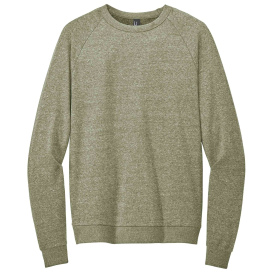 District DT1304 Perfect Tri Fleece Crewneck Sweatshirt - Military Green Frost