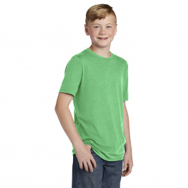 District DT130Y Youth Perfect Tri Tee - Green Frost