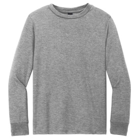 District DT132Y Youth Perfect Tri Long Sleeve Tee - Grey Frost