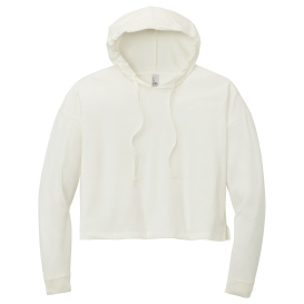 District DT1390L Women\'s Perfect Tri Midi Long Sleeve Hoodie - Natural