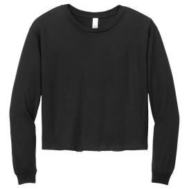 District DT141 Women\'s Perfect Tri Midi Long Sleeve Tee - Black