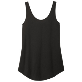District DT151 Women\'s Perfect Tri Relaxed Tank - Black