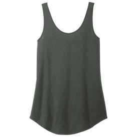 District DT151 Women\'s Perfect Tri Relaxed Tank - Deepest Grey