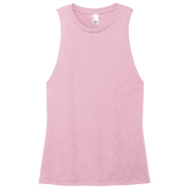District DT153 Women's Perfect Tri Muscle Tank - Wisteria Heather
