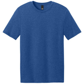 District DT184 Perfect Weight CVC Tee - Heathered Deep Royal
