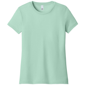 District DT188 Ladies Perfect Weight CVC Tee - Frosted Mint