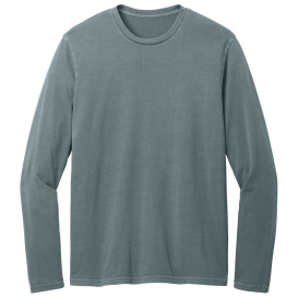District DT2103 Wash Long Sleeve Tee - Deep Steel Blue