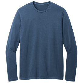 District DT2103 Wash Long Sleeve Tee - True Navy