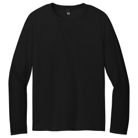 District DT572 Featherweight French Terry Long Sleeve Crewneck - Black
