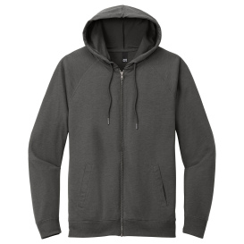 District DT573 Featherweight French Terry Full-Zip Hoodie - Washed Coal