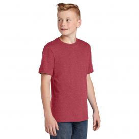 District DT6000Y Youth Very Important Tee - Heathered Red