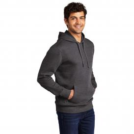 District DT6100 V.I.T. Fleece Pullover Hoodie - Heathered Charcoal