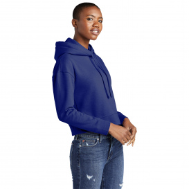District DT6101 Womens V.I.T. Fleece Hoodie - Deep Royal
