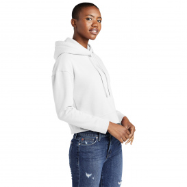District DT6101 Womens V.I.T. Fleece Hoodie - White