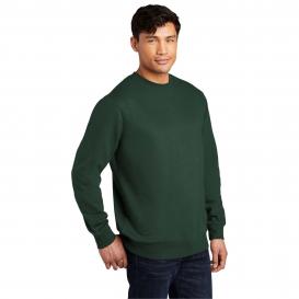District DT6104 V.I.T. Fleece Crew Neck Sweatshirt - Forest Green