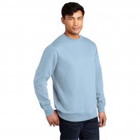 District DT6104 V.I.T. Fleece Crew Neck Sweatshirt - Ice Blue