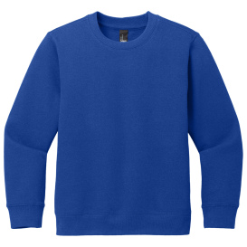 District DT6104Y Youth V.I.T Fleece Crew - Deep Royal
