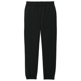 District DT6112Y Youth V.I.T Fleece Sweatpant - Black