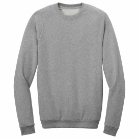 District DT7804 - Cloud Fleece Crew - Heathered Steel