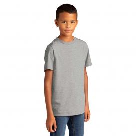 District DT8000Y Youth Re-Tee - Light Heather Grey