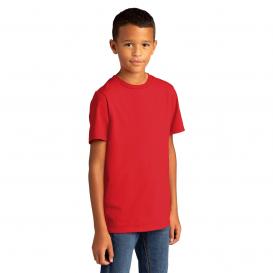 District DT8000Y Youth Re-Tee - Ruby Red